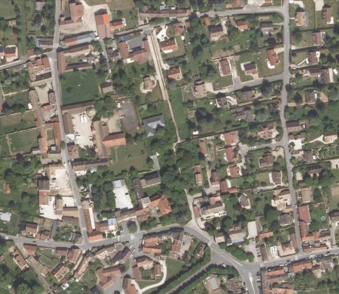 Vue aérienne de Tremblay-sur-Mauldre @GoogleMaps