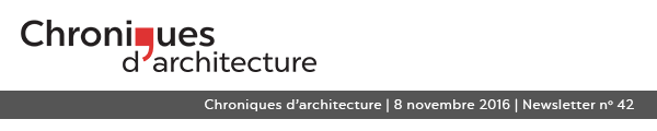 Site Internet de Chroniques d'architecture