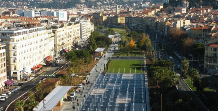 Promenade du Paillon, Nice - Lauréat 2014 Catégorie Collectivités @Pena Paysages