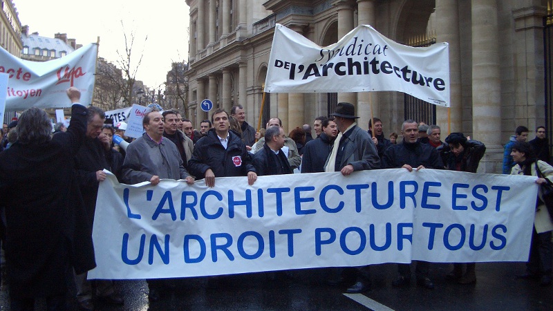 Ding dong, pour les architectes, c’est l’heure de la mobilisation