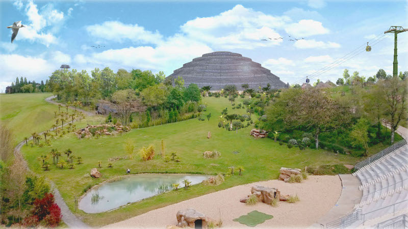 Dôme tropical pour le zoo de Beauval par Daniel Boitte architecture