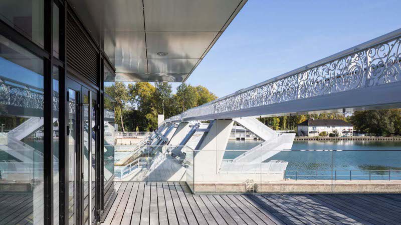 Le barrage passerelle de Luc Weizmann ou l’élégance de l’ouvrage d’art