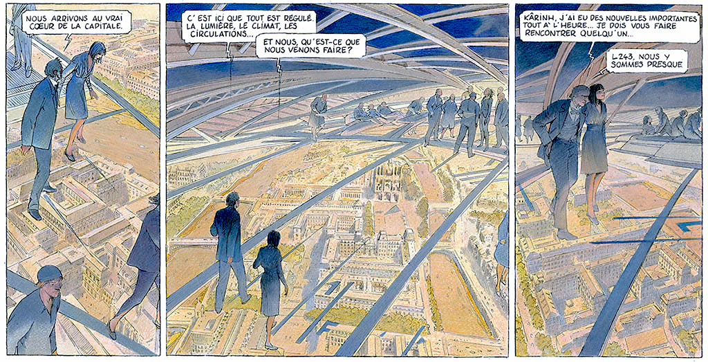 Vous de paris. Revoir Paris. Картины François Schuiten. Raf Peeters Автор игры. Vous revoir.