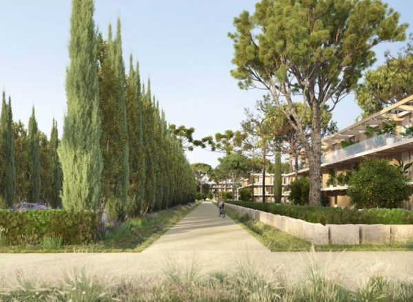 Ecoquartier de la ZAC du Mas Lombard à Nîmes, selon Lambert.Lénack