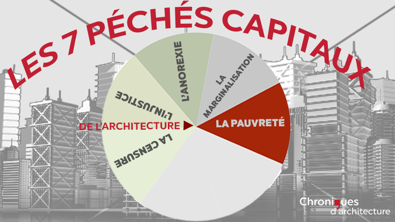 Les 7 péchés capitaux de l’architecture – Péché n° 5 - la pauvreté