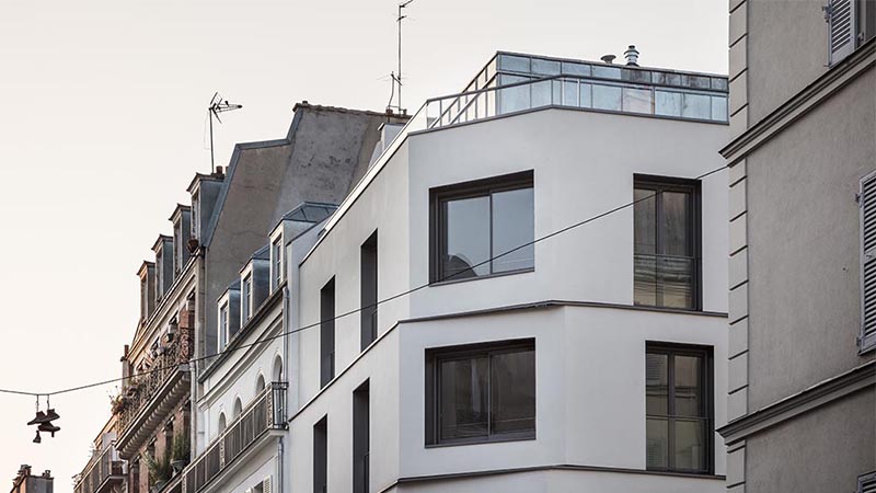 14 logements sociaux à Paris réhabilités par Atelier Téqui