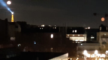 A rare two full moons over Paris, France @C.L.