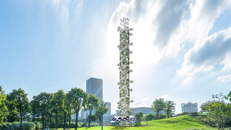 'Spiral Tower', un nouveau projet de tour de loisir durable
