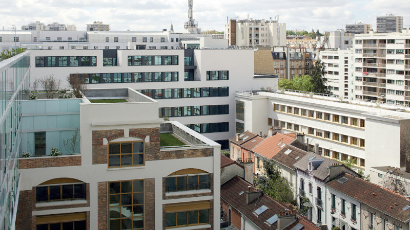 À Paris, réhabilitation l'îlot Télécom ParisTech par Philéas