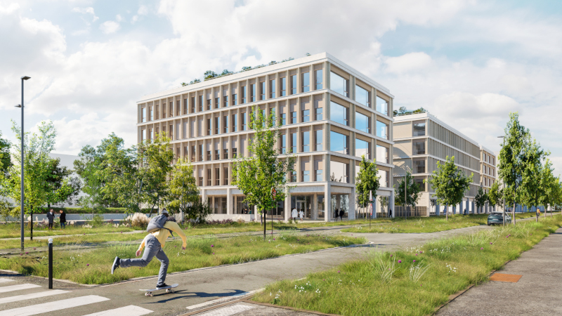 À Paris-Saclay, 15 000 m² d’espaces techtiaires par Chartier Dalix