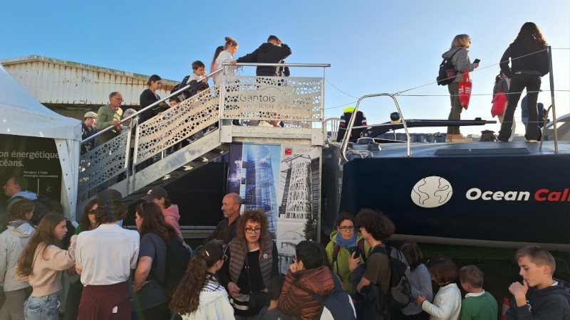 Gantois Architecture au Village du Vendée Globe 2024 avec Fabrice Amedeo