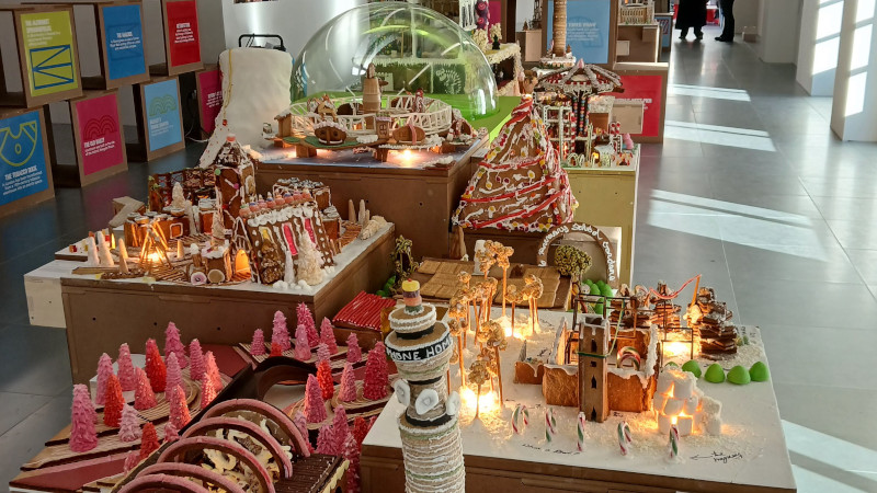 Gingerbread City, où la pâtisserie et l'architecture rencontrent Noël