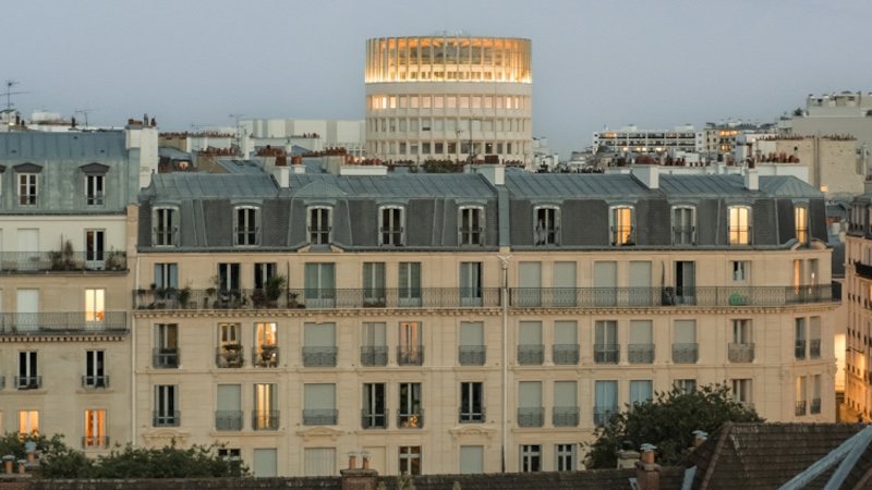 À Paris, Tour Racine couronnée par Maud Caubet