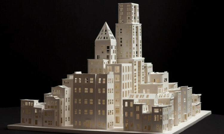 Au Mans, Architectures de papier