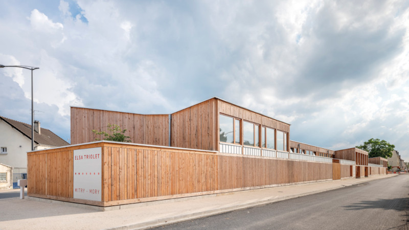 À Mitry-Mory, école maternelle Elsa Triolet par Richter architectes