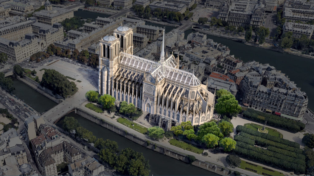  La flèche en titane de Notre-Dame de Paris