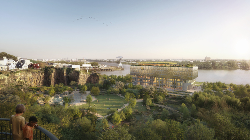 À Nantes, grand musée Jules Verne par Neutelings Riedijk Architects