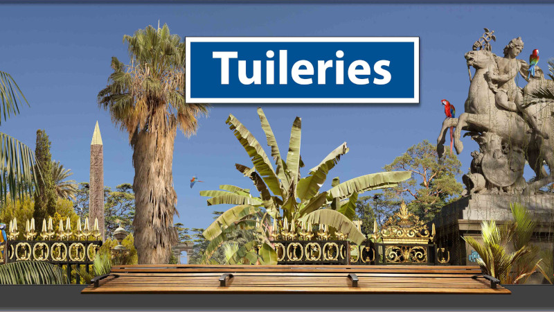 Le jardin secret des Tuileries, projet de Chris Morin-Eitner