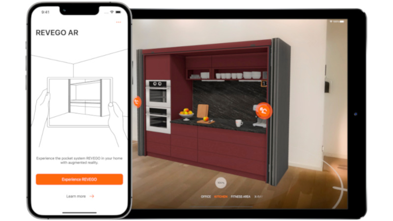 Nouveaux concepts d’aménagement avec l'application REVEGO AR
