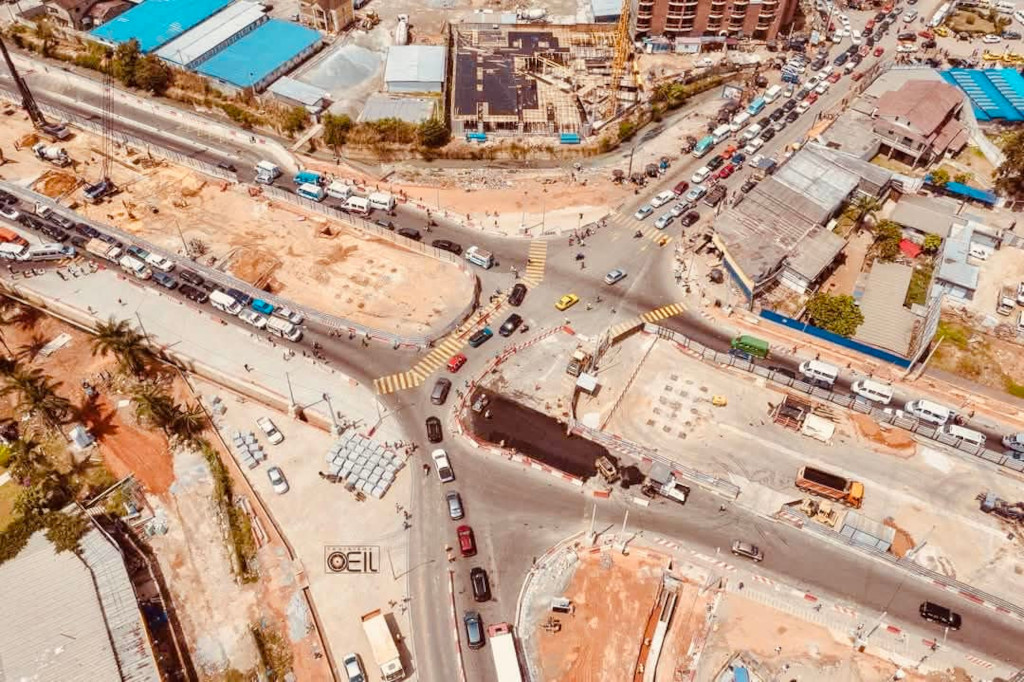échangeur de la Palmeraie à Abidjan