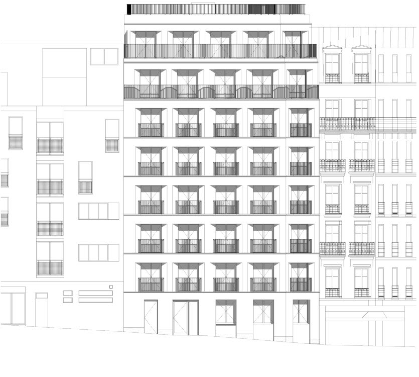 Logements rue Pradier