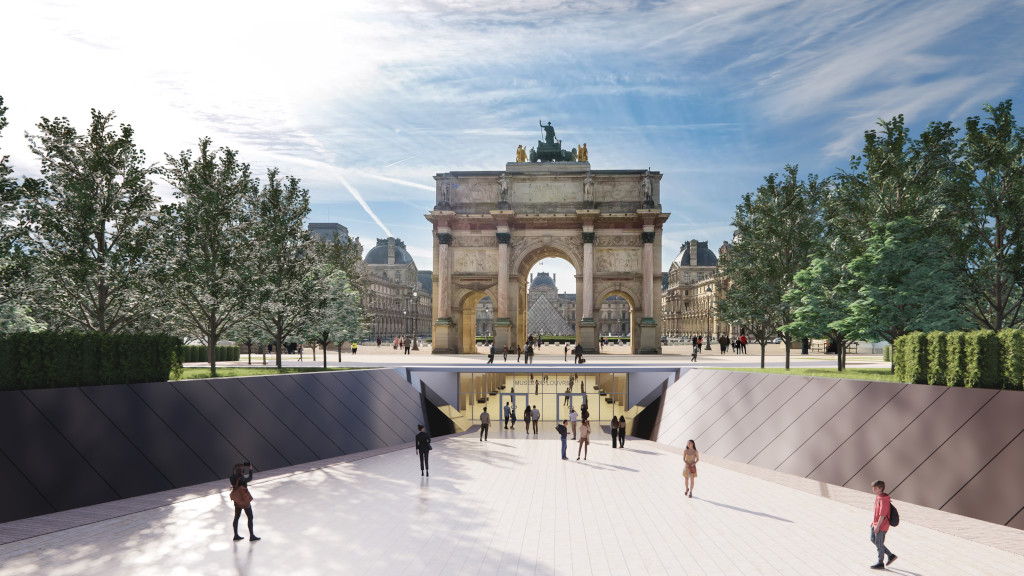 Nouvelle entrée du Louvre