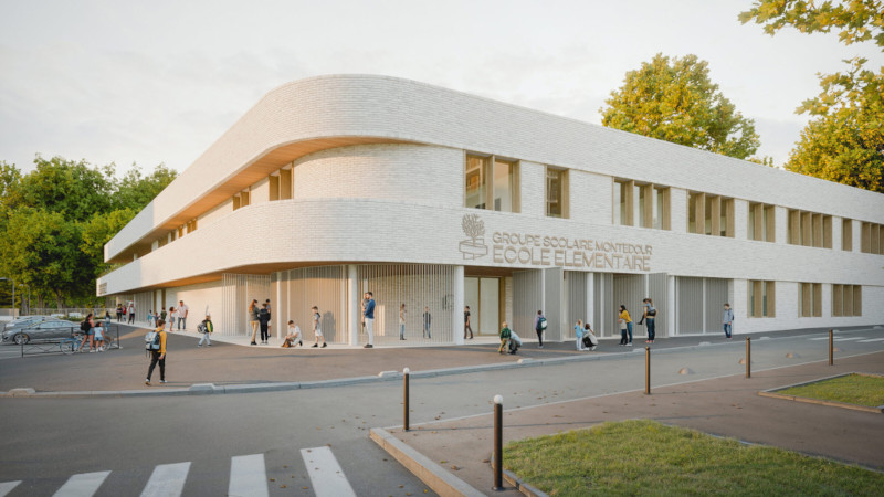 À Franconville, groupe scolaire Montédour par Moon Safari