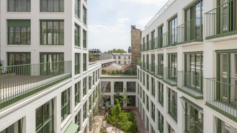 À Paris, Atlas, un immeuble mixte par TVK