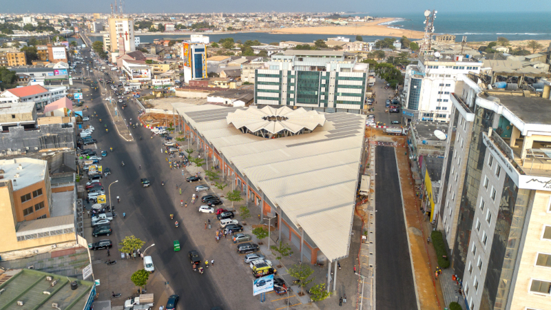 Au Bénin, Marché de Ganhi par Arte Charpentier