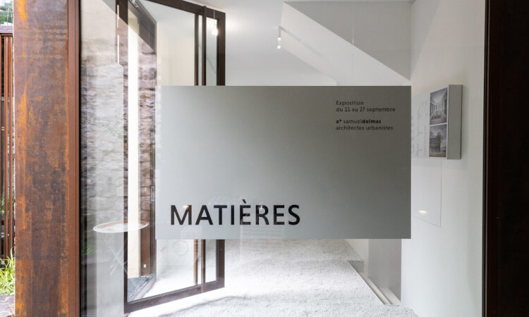 « Matières », par a+ samueldelmas architectes
