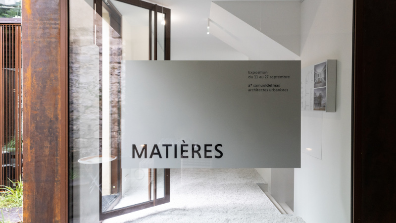 « Matières », par a+ samueldelmas architectes