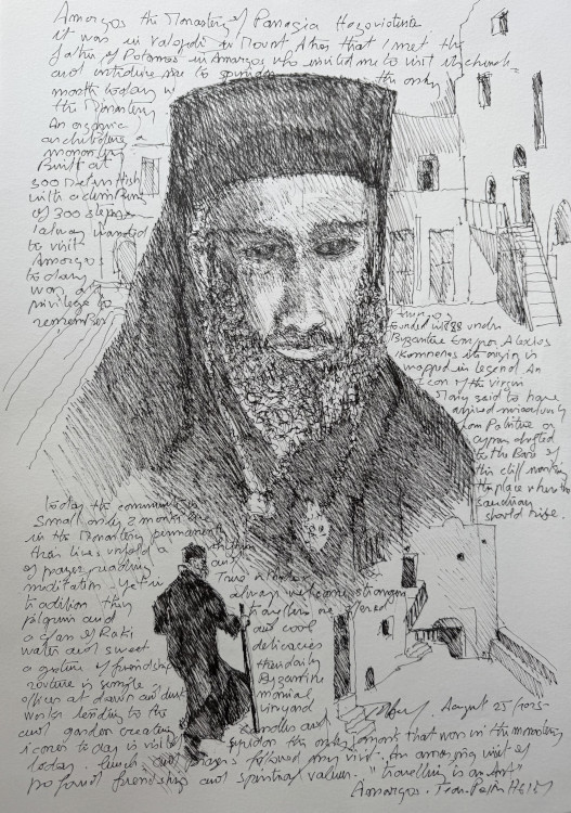 monastère de Panagia Hozoviotissa