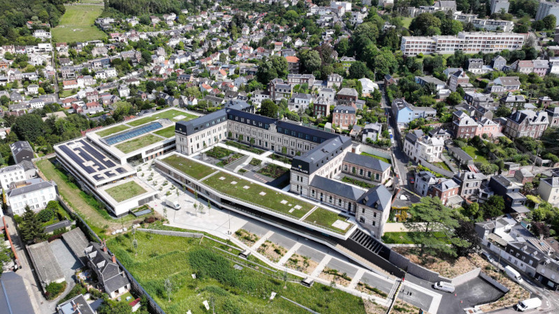 À Rouen, restructuration de l’ancienne ENI, par CBA et Espace Libre