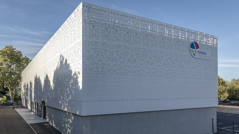 À Nîmes, une station de pompage signée C2A