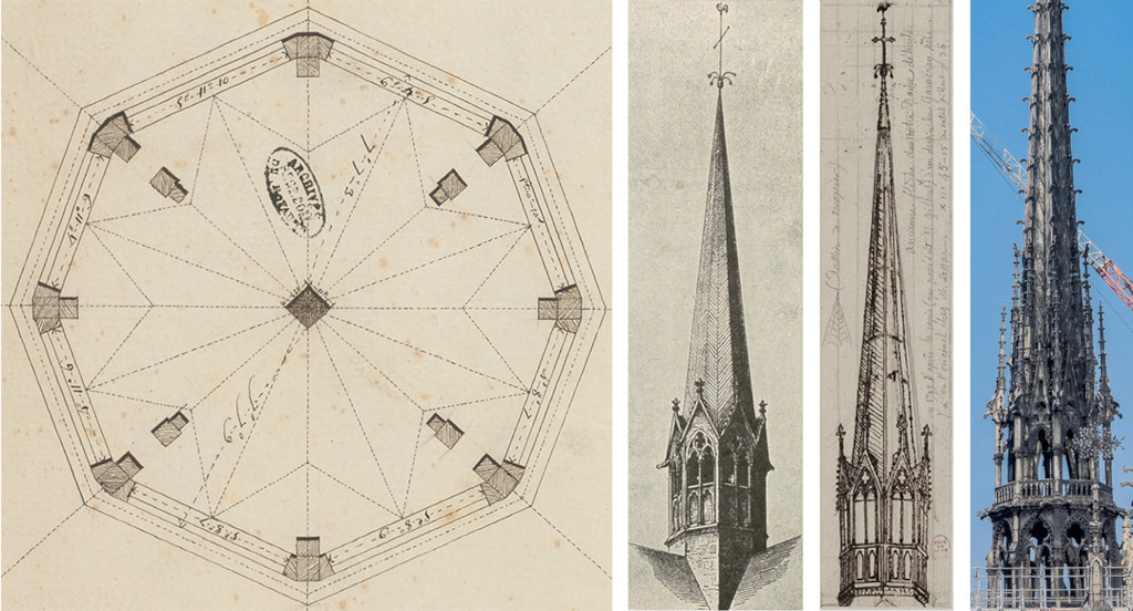 flèches de Notre-Dame