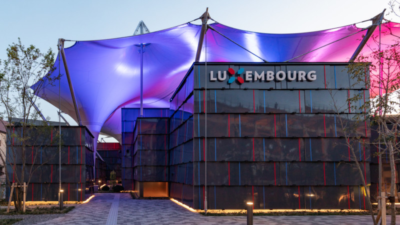 Osaka 2025 ou l’intégralité du pavillon du Luxembourg en réemploi