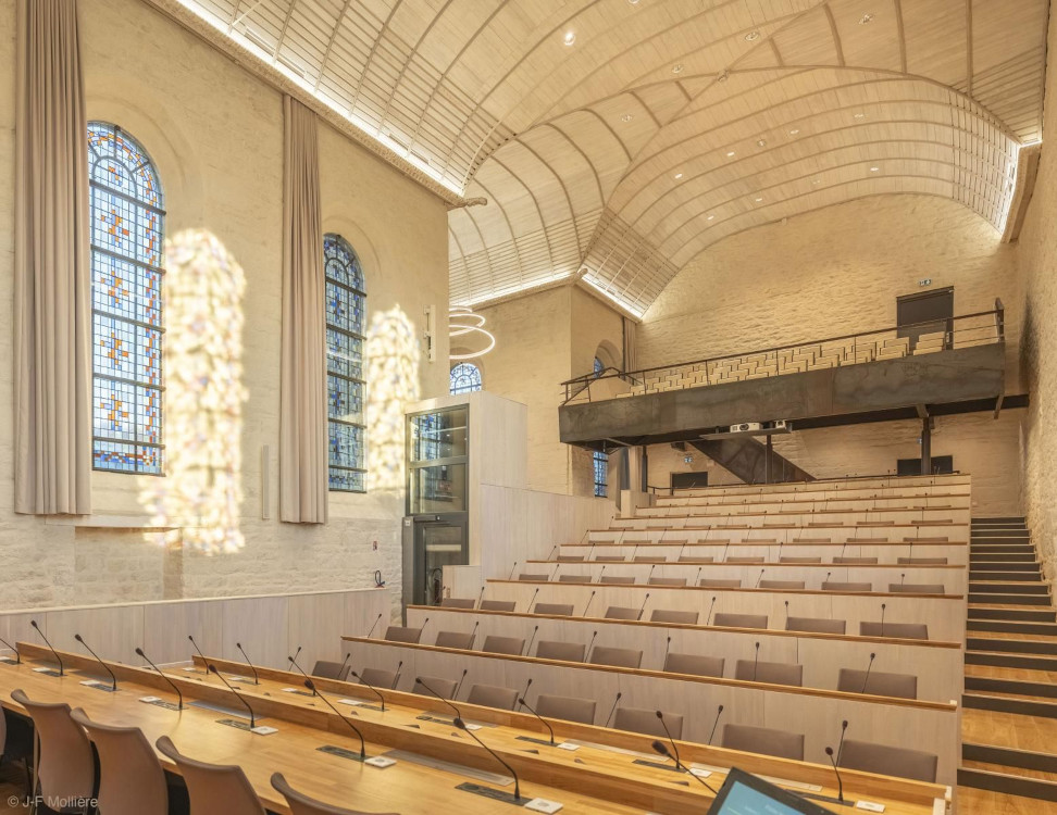 Construction bois chapelle des Ursulines