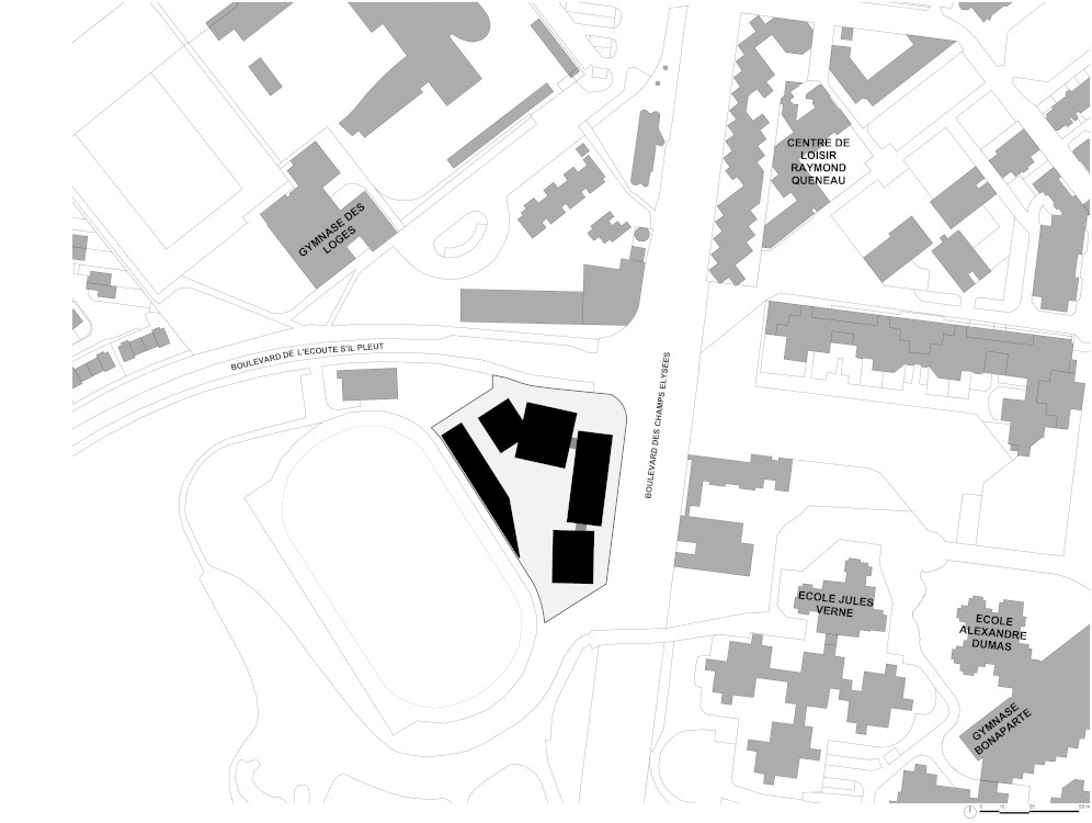Évry-Courcouronnes, Pôle enfance et sportif Parc des Loges