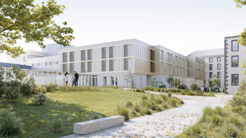 À Pont-l’Abbé, restructuration de l’Hôpital Hôtel-Dieu par A26