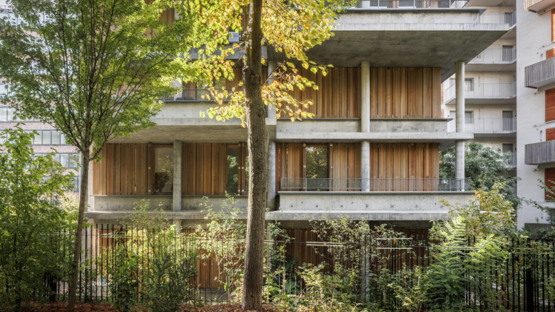 À Paris, 36 logements sociaux par Nicolas Hugoo Architecture