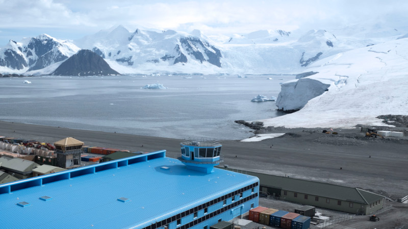 Bleu Discovery, de l’architecture habitable en Antarctique