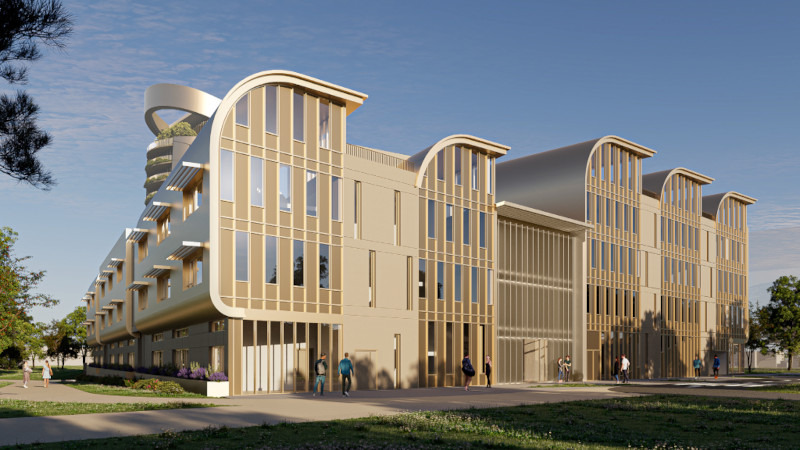 À Montpellier, Campus ARTFX par Valode &amp; Pistre