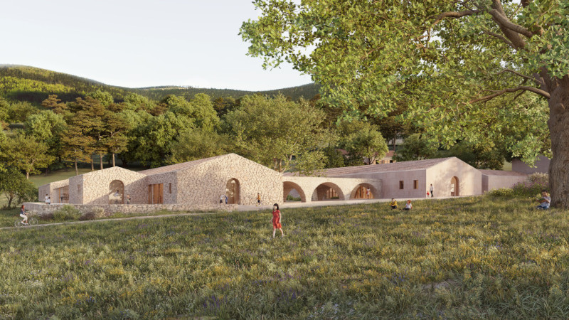 À Gassin, crèche et centre de loisirs par Amelia Tavella