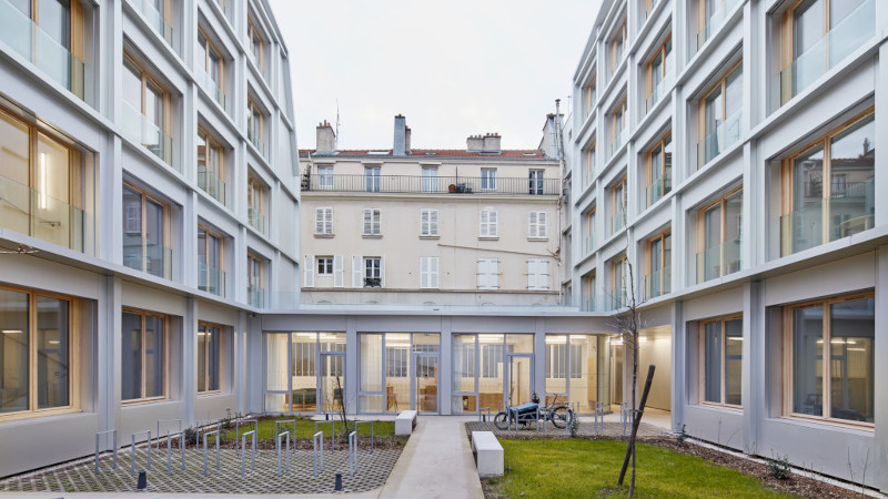 À Paris, d’un parking, 83 logements par NZI