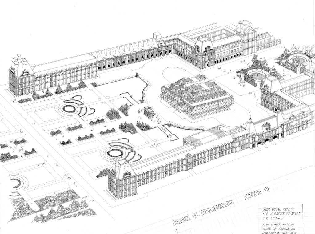 Première pyramide du Louvre