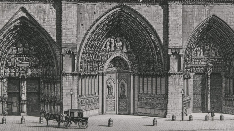 Grand portail de Notre-Dame, Viollet-le-Duc à l’heure du Jugement dernier