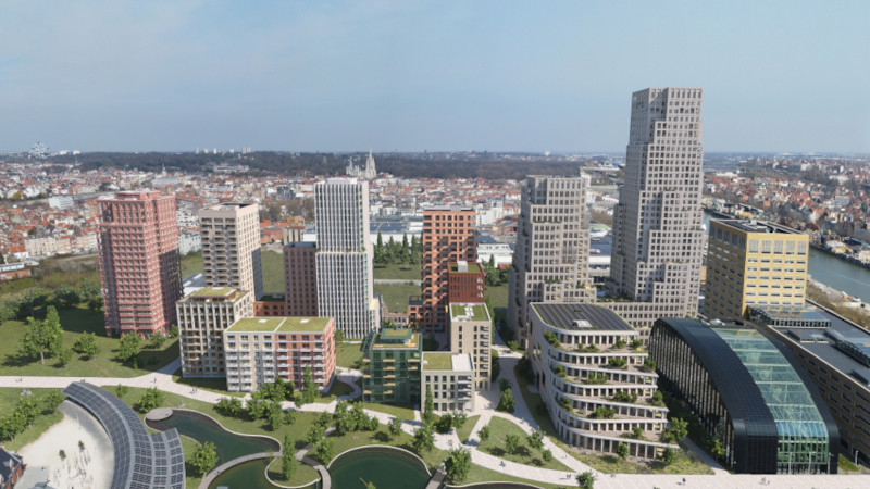 À Bruxelles, deux tours interconnectées par MVRDV