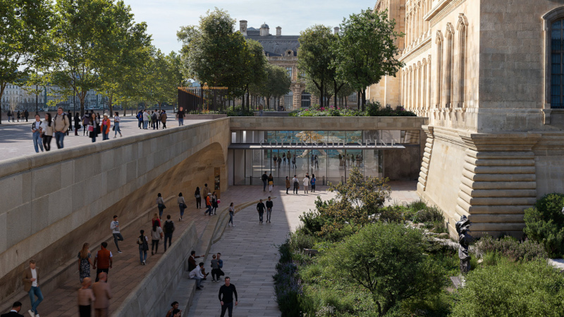Concours du Louvre : une architecture de gestion des flux