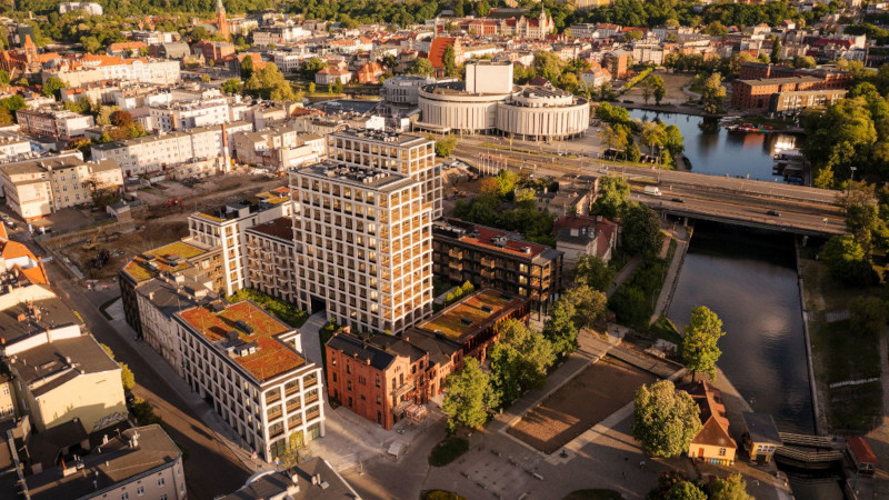 À Bydgoszcz, Nouveau Port par BBGK Architekci