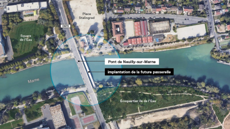 En Seine-Saint-Denis, Grimshaw pour la passerelle de la RD970
